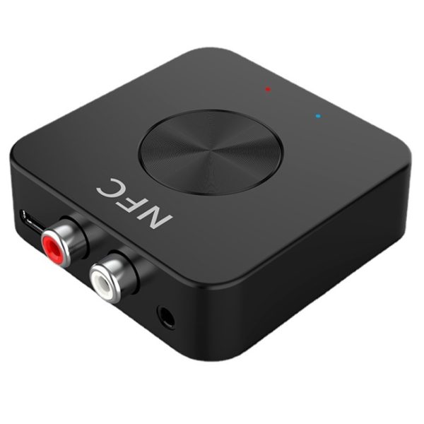 Bluetooth аудио приемник AUSEK BT-21, Безжичен, Bluetooth 5.0, 3.5mm AUX, 2RCA Jack, Батерия 200mAh
