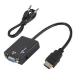 Конвертор HDMI към VGA, Преобразувател, С 3.5мм аудио кабел