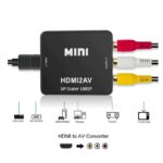 Конвертор HDMI към RCA AV/CVSB L/R, Преобразувател, Адаптер 720Р и 1080Р
