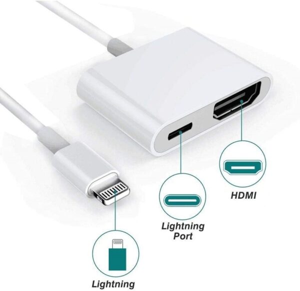 Преходник Lightning към HDMI, Digital AV adapter, Преходник за iPhone, iPad, iPod с Lightning - Image 5