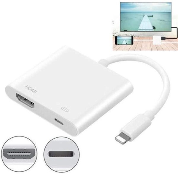 Преходник Lightning към HDMI, Digital AV adapter, Преходник за iPhone, iPad, iPod с Lightning - Image 4