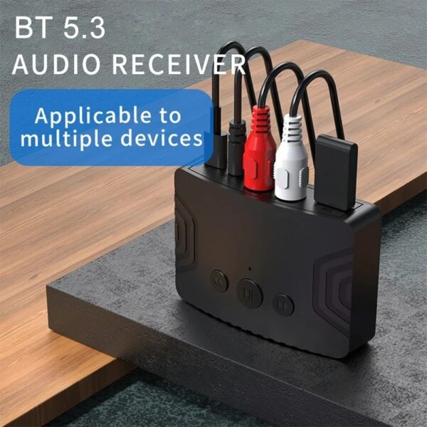 Безжичен приемник и предавател R20 с Bluetooth 5.3, RCA, AUX, USB - Image 9