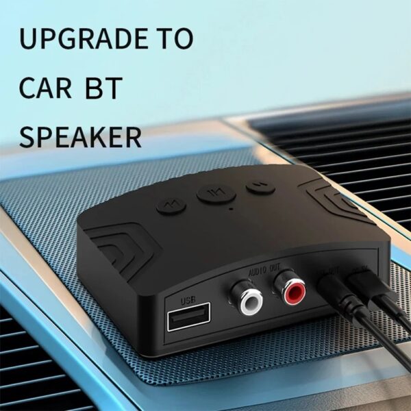 Безжичен приемник и предавател R20 с Bluetooth 5.3, RCA, AUX, USB - Image 5